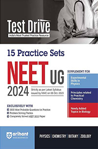 Arihant Test Drive 15 Practice Sets For NEET 2024