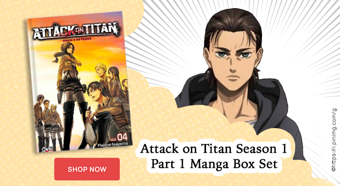 Attack on Titan Season 1 Part 1 Manga Box Set