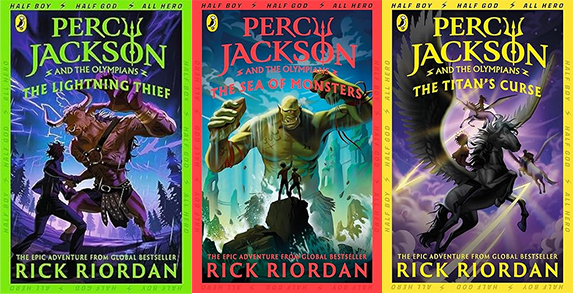 3 books of Percy jackson