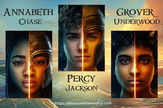 Percy Jackson, Annabeth Chase, Grover Underwood