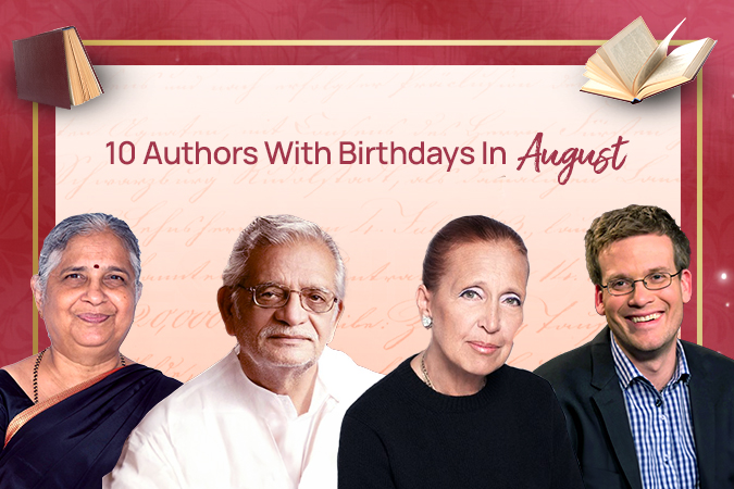 10 authors with birthdays in august feature image