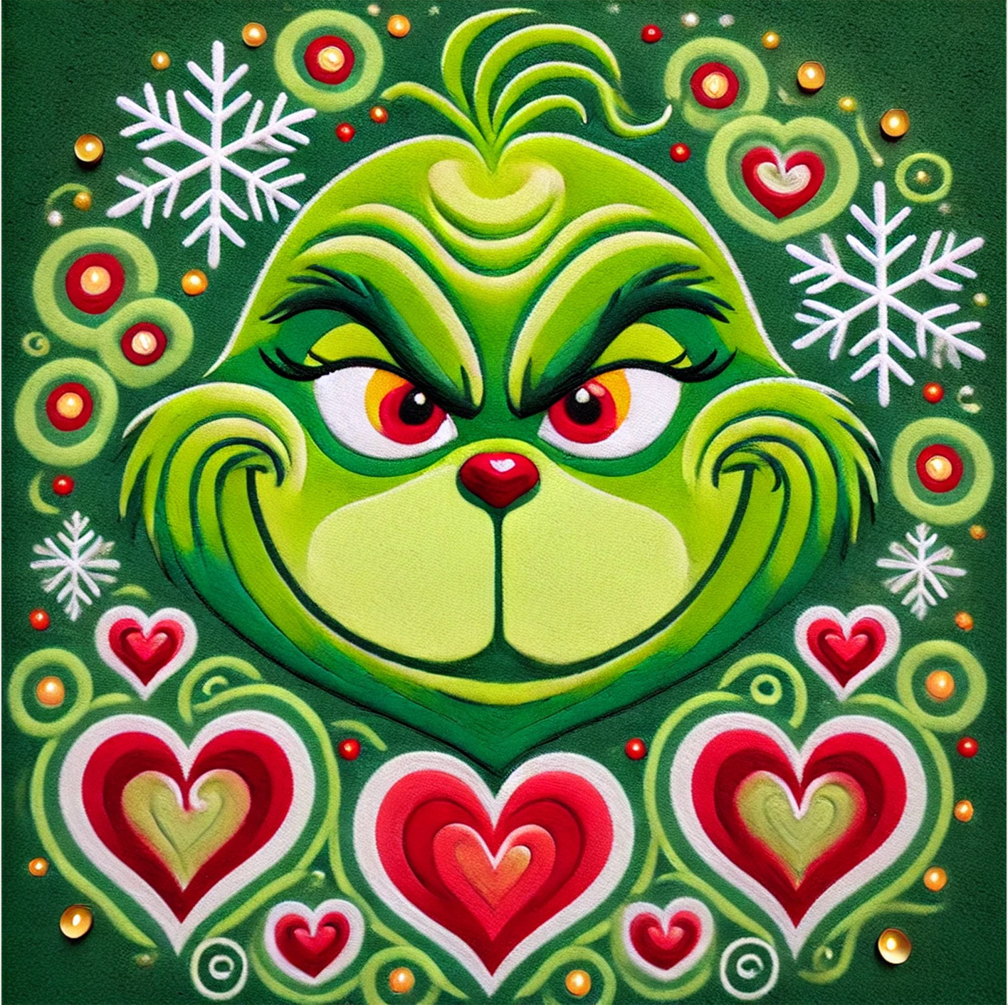 Grinch-rangoli