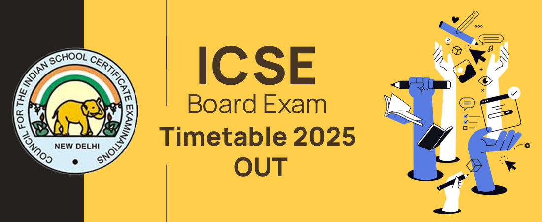 ICSE Timetable 2025 OUT, ICSE Class 10 Exam Datesheet