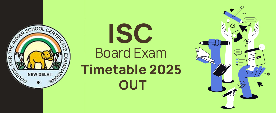 ISC Timetable 2025 OUT, ISC Class 12 Exam Datesheet