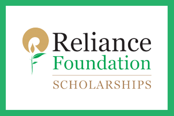 Reliance Foundation Undergraduate Scholarships