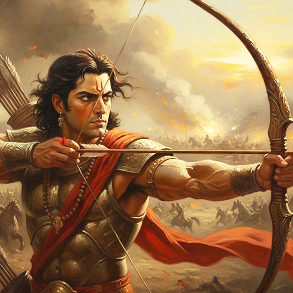 Arjuna is one of the most famous Mahabharat characters. He is the third Pandava brother and a close friend of Krishna