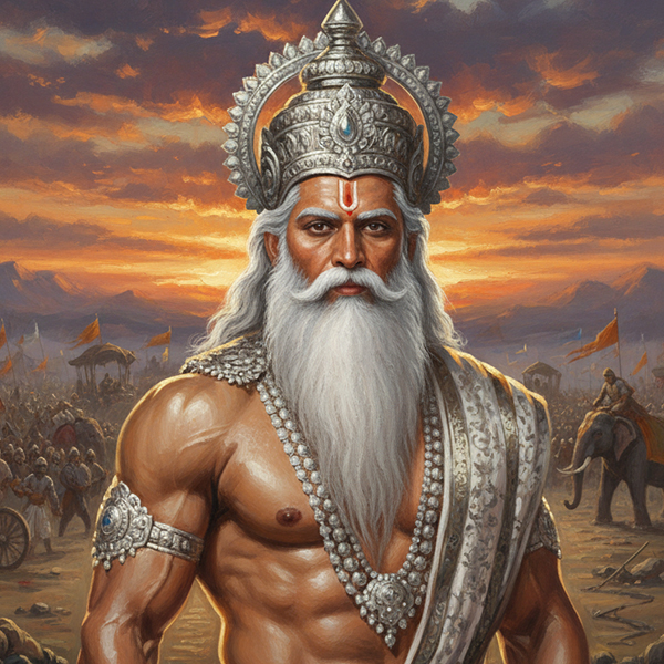 Famous Mahabharat character: Bhishma, grandfather to both the Pandavas and Kauravas