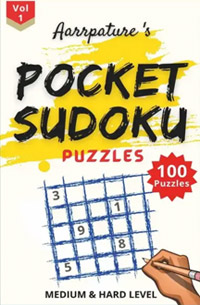 Pocket Sudoku Puzzle Game Book