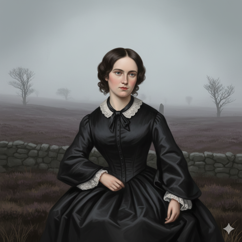 AI-generated image of author Emily Brontë
