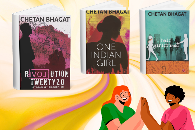 Chetan Bhagat Combo - Revolution Twenty20, Half Girlfriend, One Indian Girl (Set of 3 books)